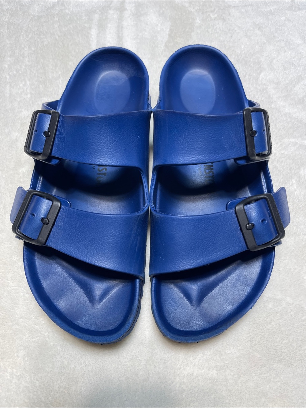 Birkenstock Royal Blue Slide Sandals Size 7